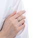 Unisex Retro Simple Square Diamond Zircon CZ Ring Female Jewelry Opening Adjustable Spot Wholesale Light Luxury Ins Style_ipsvogv.com