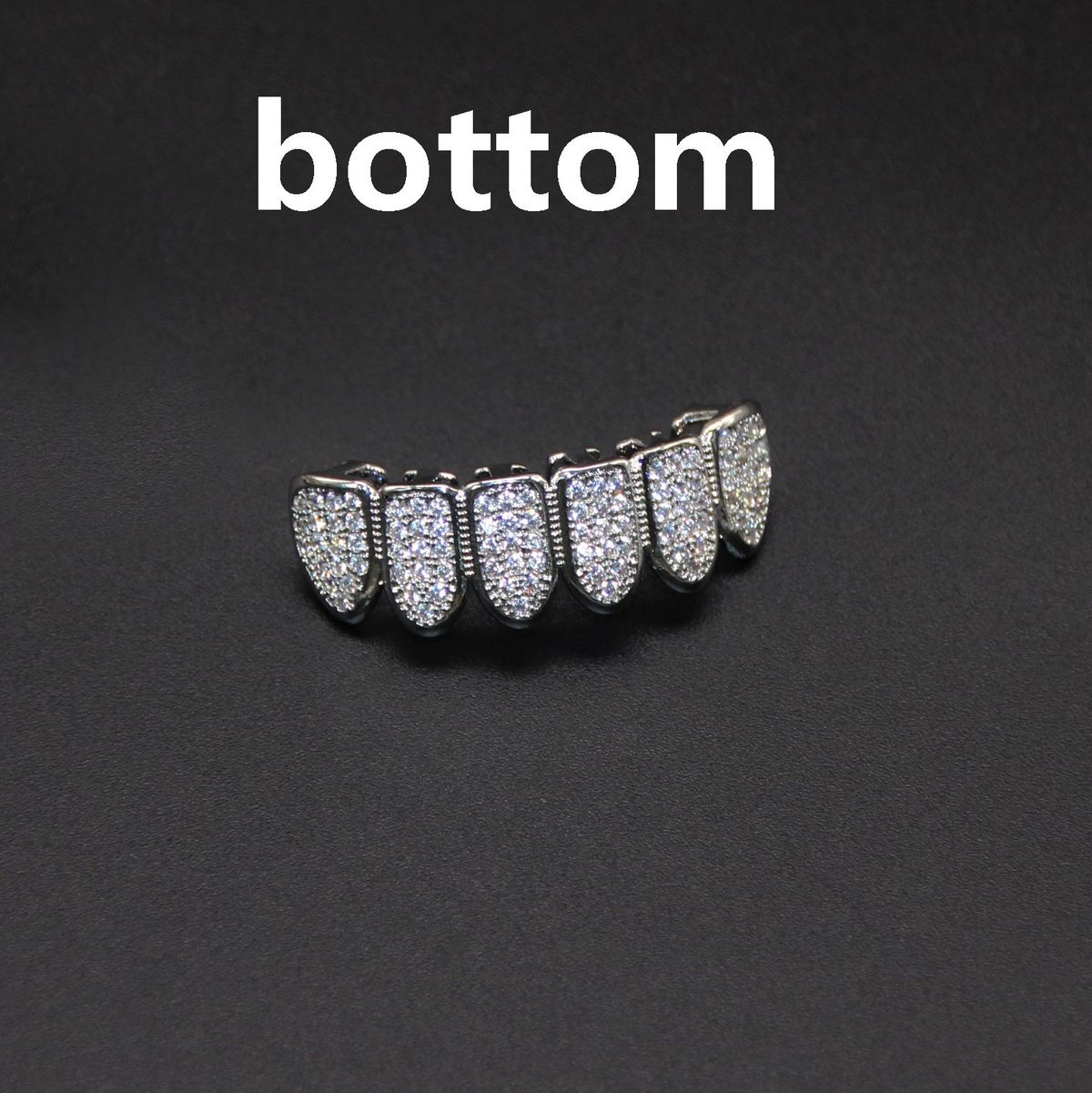 Hip Hop Braces, Copper Zircon Micro Inlaid With Real Gold Electroplating, Non Fading Teeth Decoration, Exaggerated_ipsvogv.com
