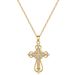 Cross 【 】 Light Luxury Charm Gorgeous Full Diamond Necklace Women's Versatile Clavicle Titanium Steel Chain 【 】_ipsvogv.com