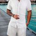 Men's Clothing Polo Casual Loose Short-sleeved Shorts Sports Suit_ipsvogv.com