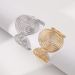 B2633 New Metal Design Spiral Iron Wire Open Bracelet Style Personalized Geometry Niche Handpiece_ipsvogv.com