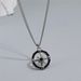 Star Compass Trend Hip Hop Boys Necklace Simple High End Titanium Steel Six Pointed Star Pendant Necklace_ipsvogv.com