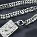 Men Women The "Chinese LONG" Pendant Chain Stainless Steel Burnishing Necklace_ipsvogv.com