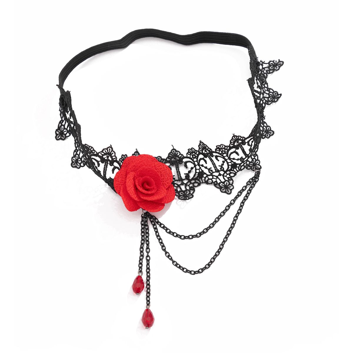 Rose Crystal Lace Elastic Thigh Chain 2025 Spring Fashion Sexy Muse Show Legs With Accessories Hipster_ipsvogv.com