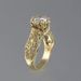 Versatile Men's And Women's Zircon Accessories Flower Shaped Diamond Ring_ipsvogv.com