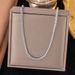 Minimalist Round Bead Snake Bone Necklace For Women's Korean Version Short Plain Bare Collarbone Chain Instagram Popular_ipsvogv.com