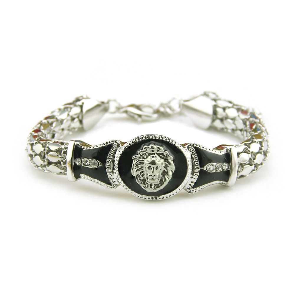 Fashion Luxury Punk Lion Head Snake Bone Bracelet for Women Men Bangle Bracelet Classic Trendy Brand Jewelry_ipsvogv.com
