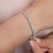 Hot Bracelet 4.0mm single row full diamond bracelet Tennischai single row tennis bracelet_ipsvogv.com