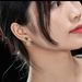 Earrings ear hooks sterling silver gold plated green zircon leaf earrings for women_ipsvogv.com