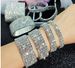 Full Diamond Charm Women's Coldness Style Fashion Bracelet, Korean Version, Simple Elastic Bracelet_ipsvogv.com