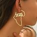 New Digital Earrings For Women Niche Original Digital Design Earrings Versatile High End Geometric Earrings For Women_ipsvogv.com