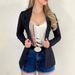 Women's Clothing small suits Lapel long sleeves slim sweet button street jacket suit multi color spot_ipsvogv.com