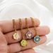 Hot Selling New Simple Necklace Cross Heart Star Moon Oil Drop Pendant Necklace Ladies Necklace_ipsvogv.com