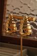 High-end Design Brass Gold Chubby Thread Hollow Water Drop INS Women Versatile Geometric Earrings_ipsvogv.com