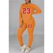 Women's Clothing Large size fat woman autumn and winter women's clothing printed personality casual two piece suit_ipsvogv.com