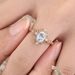 Jewelry Rose Gold Flower Zircon Ring For Women, Simple And Fashionable Handmade_ipsvogv.com