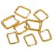 Titanium Steel Square Simple And Fashionable, Smooth Rectangular Earrings, DIY Ac, Waterproof, Vacuum Plated_ipsvogv.com