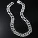 16mm Bar Hip Hop Cuban for Men Hiphop Rap Alloy Necklace Accessories_ipsvogv.com