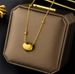 Simple Love Titanium Steel Necklace Female Niche Design Sense Gold Clavicle Chain New Product Necklace Accessories Pendant_ipsvogv.com