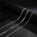 Titanium Steel Colorless Necklace NK Cuban Men's Hip Hop Thick Flat Trendy Cool Exaggerated Chain_ipsvogv.com