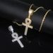 Cross Pendant Gold And Silver Punk Style Hip Hop Necklace Jewelry_ipsvogv.com