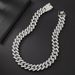 High-Quality Luxury Fashion Alloy Three-Row Diamond 20mm Cuban Chain Necklace_ipsvogv.com