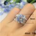 New Classic Four Prong Zircon Cross Women's Romantic Qixi Gift Valentine's Day Ring_ipsvogv.com