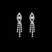 Bridal Wedding Necklace Set - Full Diamond Mesh Design (Evening Party, Elegant Rhinestone Jewelry, 18-20 Inch Adjustable Chain, Gift Box Included)_ipsvogv.com