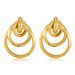 Women's Jewelry Niche Design Copper Real Gold Double Layer Winding High End Temperament Simple Fashion Earrings_ipsvogv.com