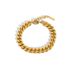 Titanium Non-Fading Men And Women Hip-Hop Trendy Gold Stainless Steel Cuban Chain Bracelet Jewelry_ipsvogv.com