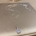 New Exquisite Micro-inlaid Small Square Zirconium Titanium Steel Necklace, Simple And Versatile Temperament Silver Collarbone Chain_ipsvogv.com