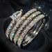 Cao Shi's Circle Transport New Tidal Droplet Line Ring Wide Edition Multi Layered Ins Style Women's Accessories_ipsvogv.com