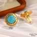Turquoise Earrings Hot Sale Geometric Vintage Earrings High End New_ipsvogv.com