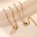 Korean Style Minimalist Titanium Steel Small Waist Necklace, Female Internet Celebrity Diamond Inlaid Pendant,_ipsvogv.com