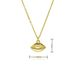 New Hot Selling Simple Style Oil Drop Color Lip Small Pendant Necklace Mix And Match Necklace Accessories_ipsvogv.com