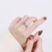 Hot Selling Classic Fashion Six Claw Couple Wedding Silver Plated Carat Simulated Diamond Ring, Female Accessory_ipsvogv.com
