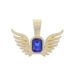 Unisex New Hip Hop Jewelry Full Diamond Wing Pendant Hiphop Street Culture Trendy Men Cuban Necklace_ipsvogv.com