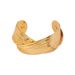 B2341 Exaggerated Fashion Design Sense Linear Smooth Face Personalized Hollow Geometry Cross Opening Bracelet_ipsvogv.com