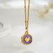Hot Selling New Simple Necklace Cross Heart Star Moon Oil Drop Pendant Necklace Ladies Necklace_ipsvogv.com