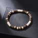 Hot Selling Coconut Shell Wood Chips Pine Stone Cross Men Hip Hop Handmade Beaded Elastic Wooden Bracelet_ipsvogv.com