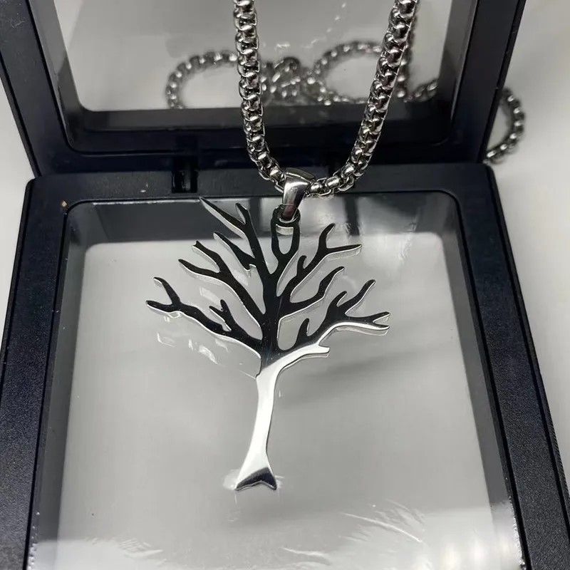 2025 Stainless Steel Tree Of Life Necklace For Women Hip-Hop Style High-Quality Personality High-End Jewelry_ipsvogv.com