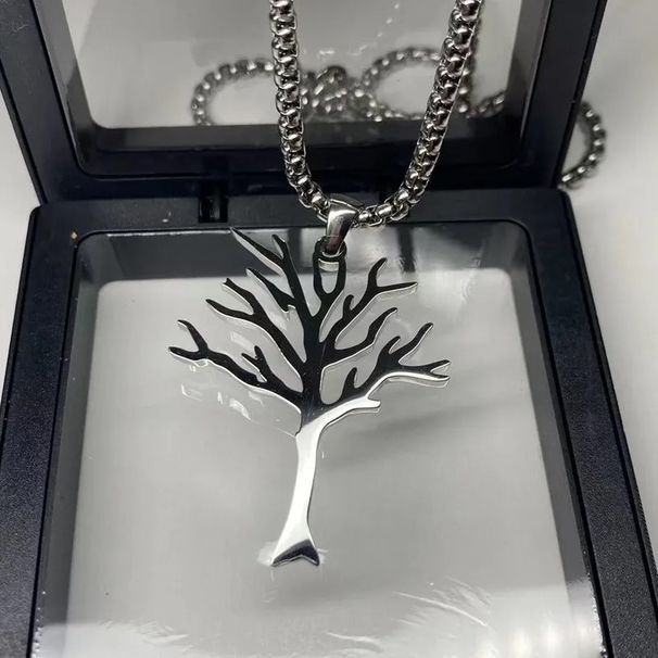 2025 Stainless Steel Tree Of Life Necklace For Women Hip-Hop Style High-Quality Personality High-End Jewelry_ipsvogv.com