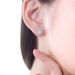 Unisex Jewelry Fashion round diamond stud earrings fashion ladies zircon earrings_ipsvogv.com