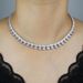 Women's Jewelry Set Fashion New Tennis Chain Inlaid With Heart Shaped Zircon Ladies Hip Hop Necklace_ipsvogv.com