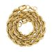 Hip Hop Plain 2-8mm Thick Encryption Stainless Steel Fried Dough Twists Color Preserving Electroplating Twisted Rope_ipsvogv.com
