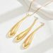 Ins necklace earring accessory set, simple American water droplet niche design, earrings temperament, versatile_ipsvogv.com