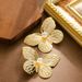Fashionable Exaggerated Inlaid Zircon Butterfly For Women With A Sense Of Luxury, Light And Luxurious Temperament, Small_ipsvogv.com