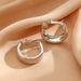 Women's Temperament Hoop 2023 New Trendy High-end Light Earrings For Women Retro Hong Kong Style_ipsvogv.com