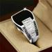 Longrui hot-selling jewelry new gold wide-faced black diamond men's ring fashion hip-hop full diamond ring_ipsvogv.com