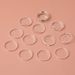 12 Piece Set Of Geometric Ring, Silver Moon, 8-shaped V-shaped Star, Personalized Women's Ring_ipsvogv.com